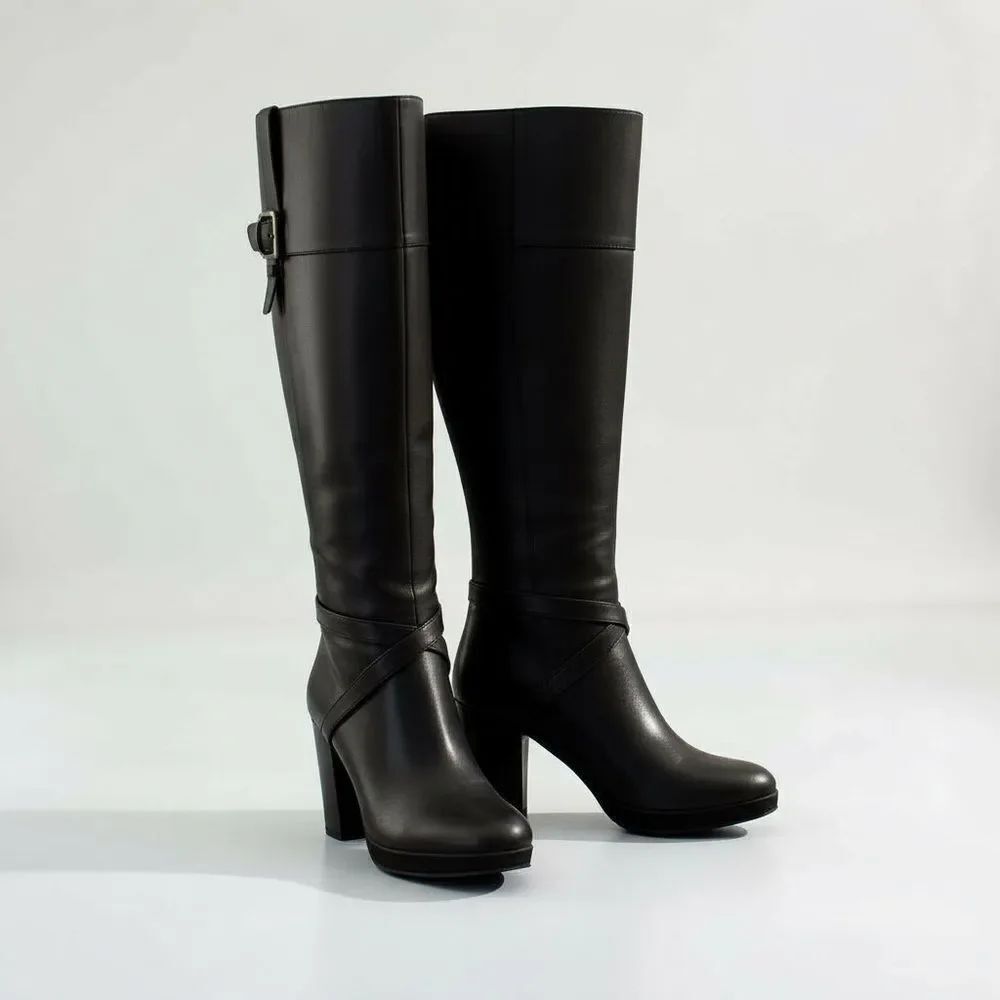 Cole Haan Jericho Tall Leather Boots Size 6.5